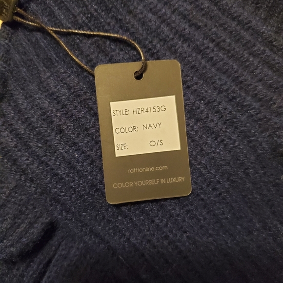 Raffi Men's Cashmere Gloves in Navy - NWT - Picture 4 of 6
